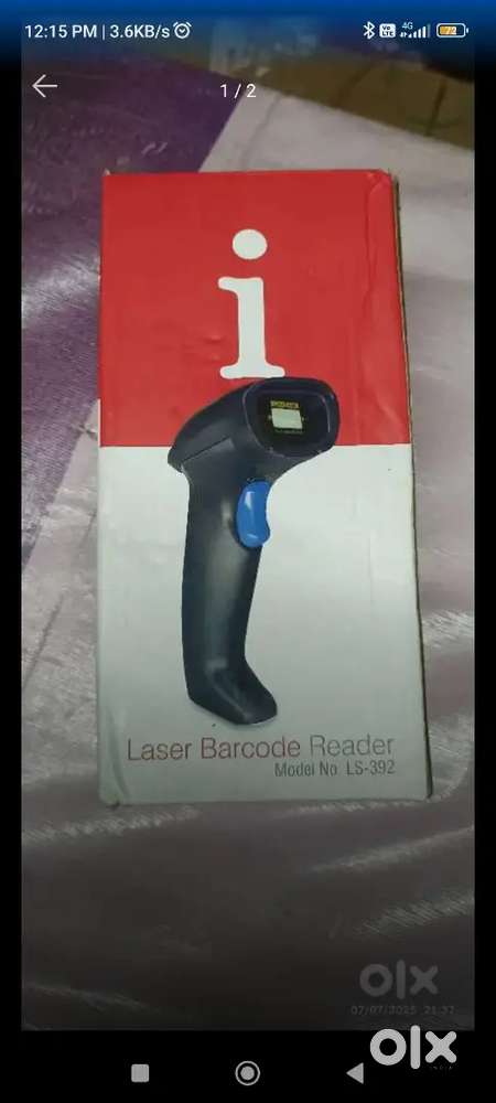 l ball. Laser Barcode Reader