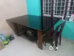 Dining table theak. Bed