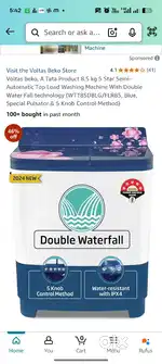 Voltas 8.5 Kg washing machine