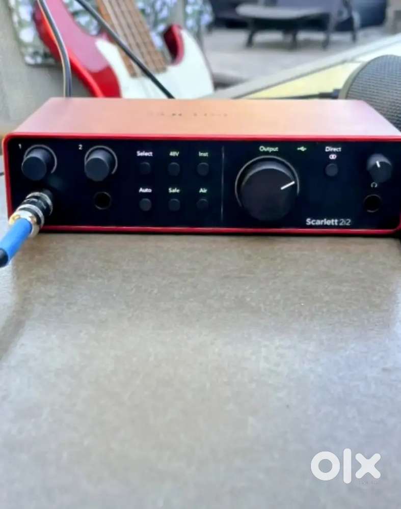 Focusrite Scarlett 2i2 4th Generation is a 2-in/2-out USB-C audio