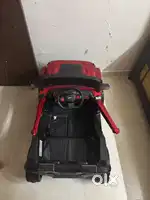Thar red and black new brand car