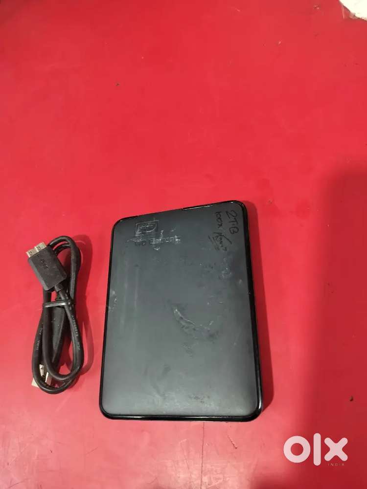 2tb wd my elements external hard disk perfect working