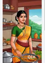 சமையல் வேலைக்கு வீட்டில் தங்கி பணிபுரிய பெண் ஆட்கள் தேவை