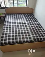 Bed with storage + new mattress