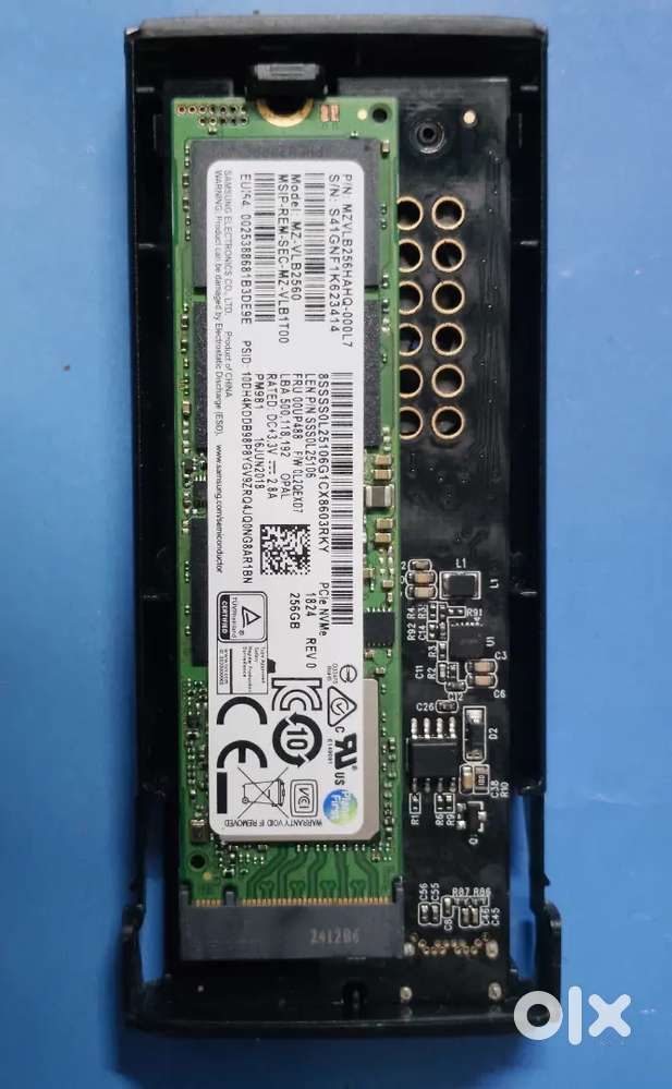 256GB NVME SSD WITH ENCLOSURE