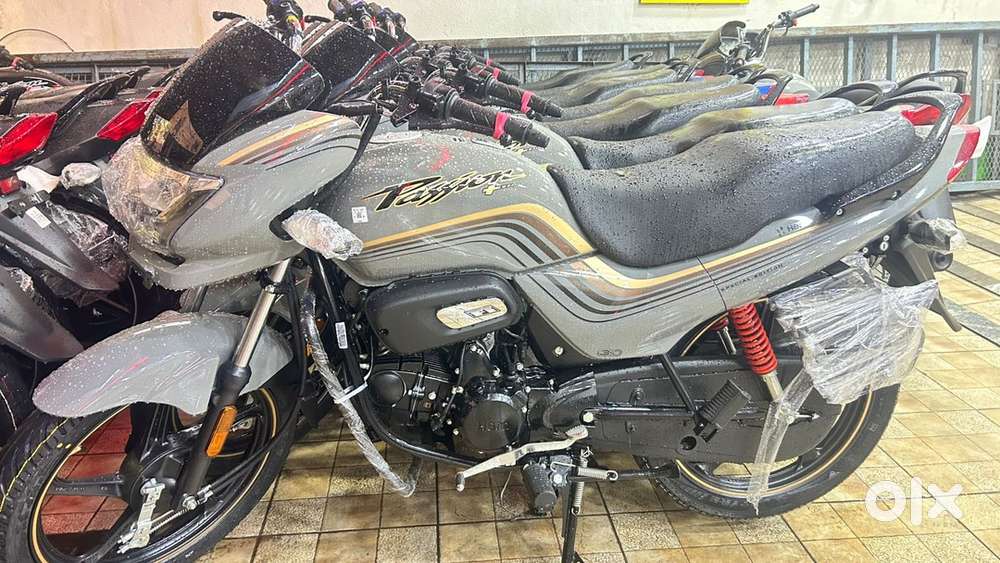 NEW LIGHT GREEN COLOR HERO PASSION PLUS WITH LOW INITIALS N EASY EMIS