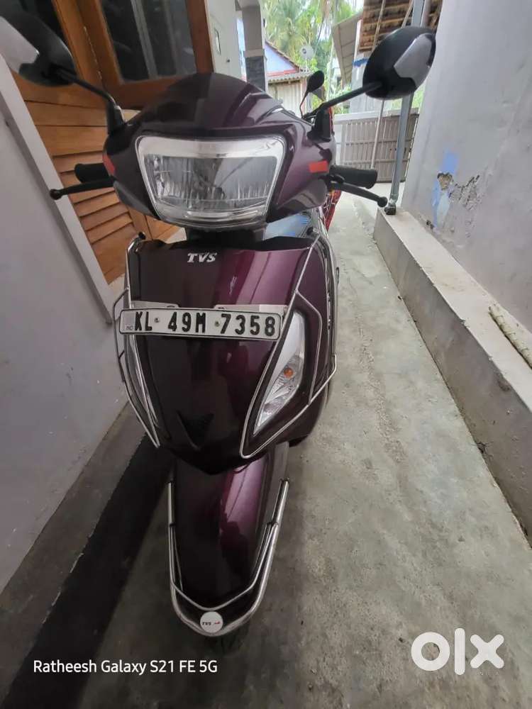 2021 model PURPLE TVS JUPITER 110 cc (5000 KMs)