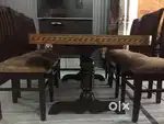Dining Table with Six Chairs