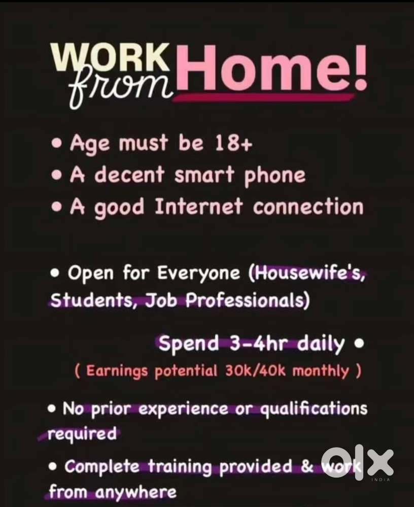 Work On Socical Media Related Work Depened on Your Skills
