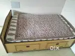Bed and Mattress 4x6 - પેટી પલંગ અને ગાદલું ૪x૬