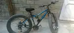 A fat tyre cycle with gears