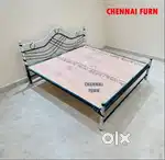 STEEL COT SALE New Bed Sale SINGLE DOUBLE BED EHIOR QUEEN SIZE   jewr4