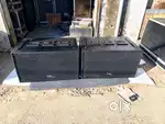 Bass cabinet without speaker 1 month old scratless with flightcase