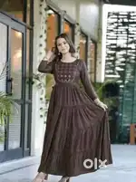Anarkali printed kurti