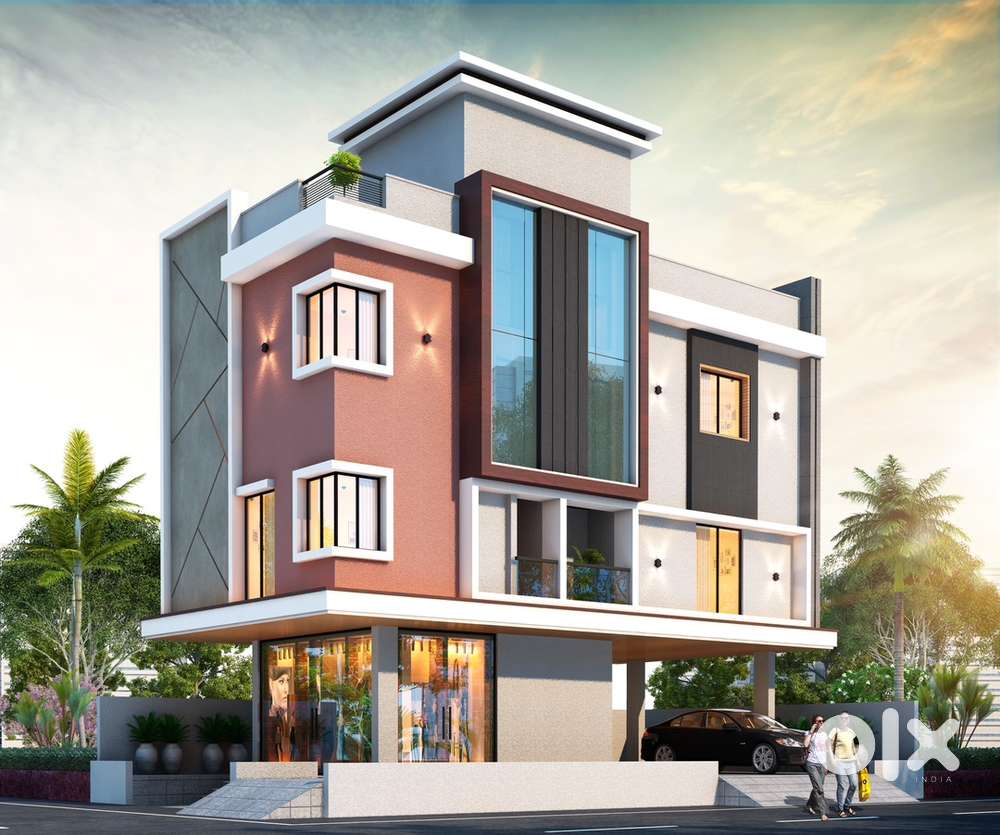 2Bhk+Shop & 3Bhk Bunglow,Near Bhistbag Mahal– Modern Living Redefined!