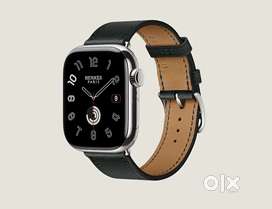 Apple Hermes watch series 9 45mm stainless steel ceramic , warranty