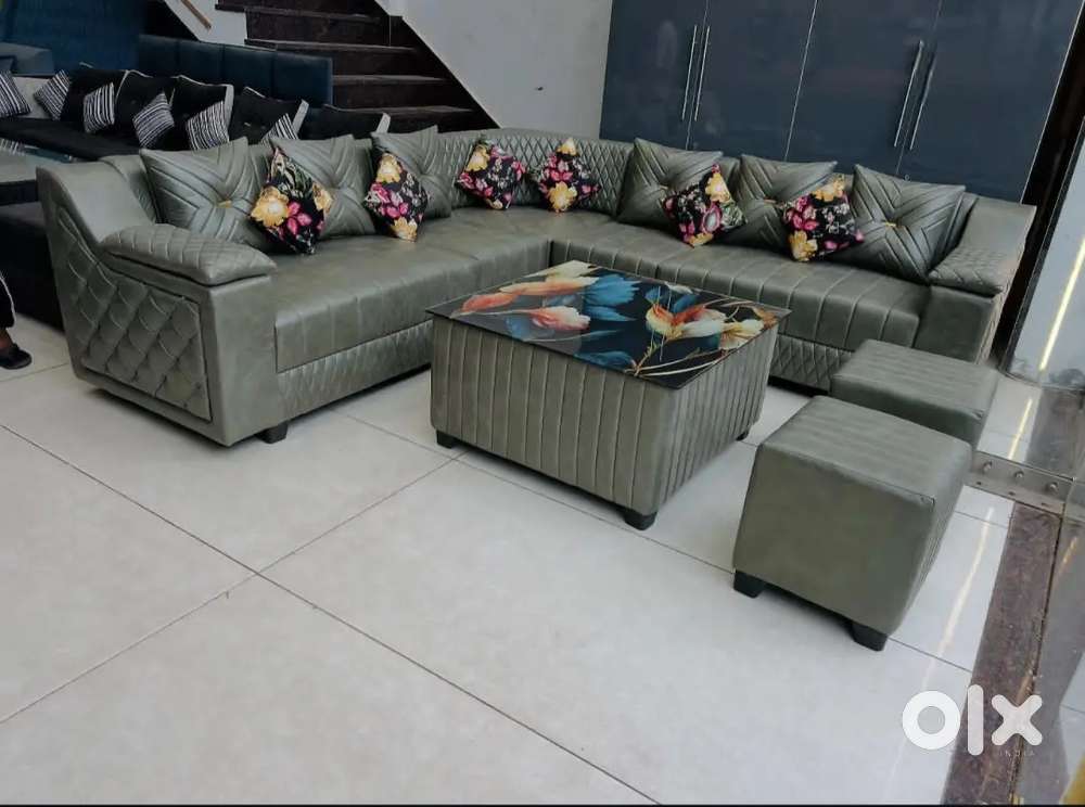 Nagpur Furniture Zone,  Corner Sofa With Complete Set