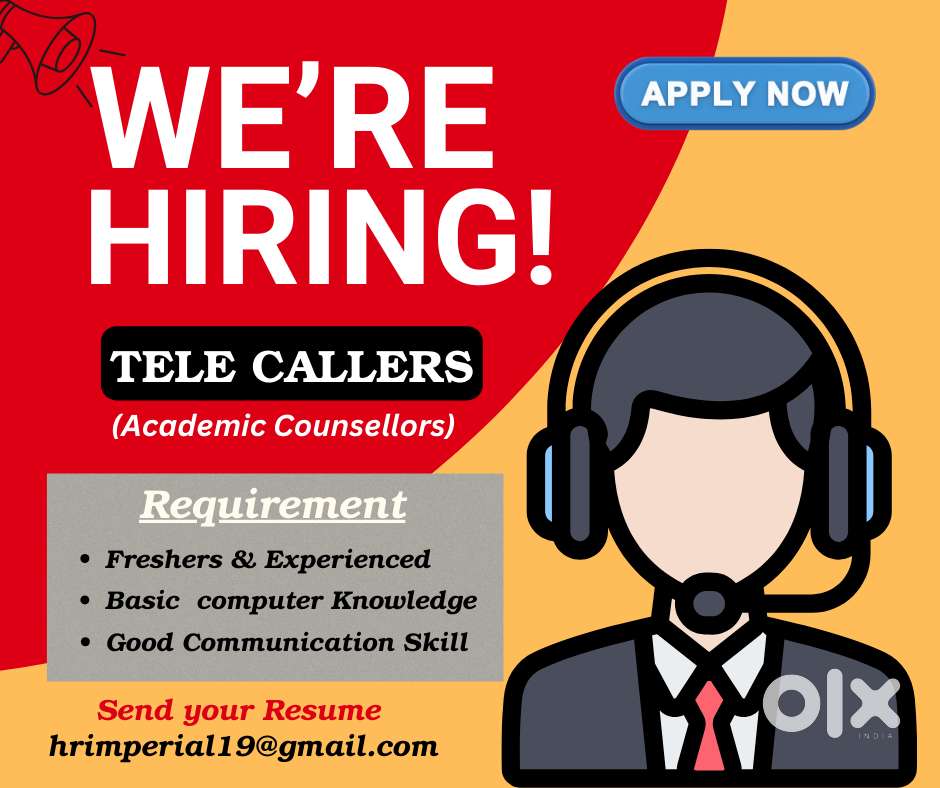 WE ARE LOOKING FOR A TELE CALLERS