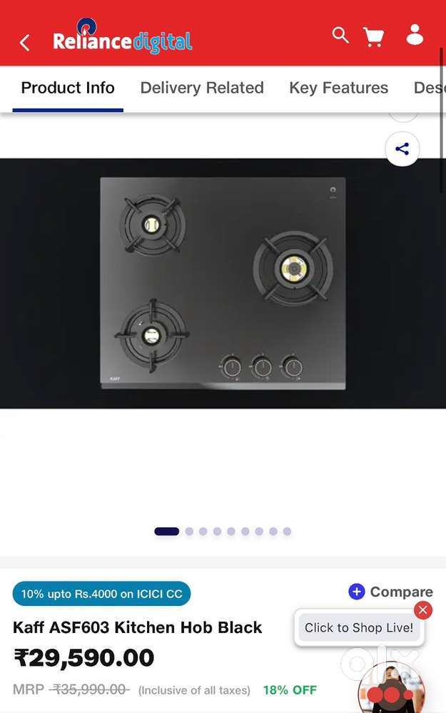 BRAND NEW (KAFF HOB ASF603)