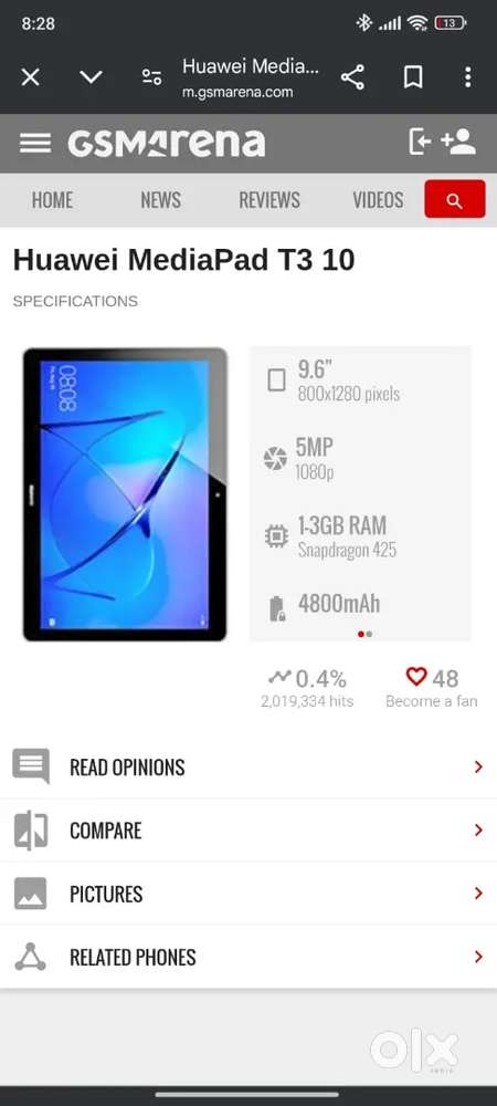 Looking for Huawei MediPadT3