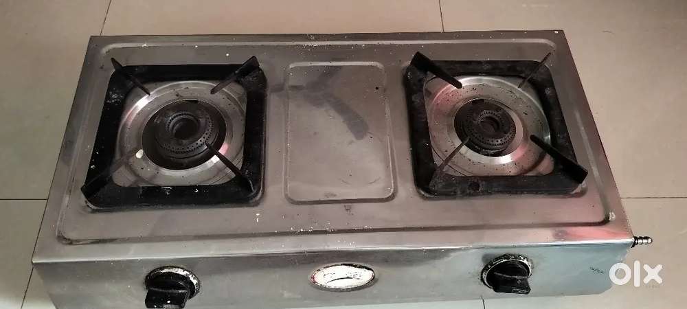 Two burner gas stove of Prestige brand for sale