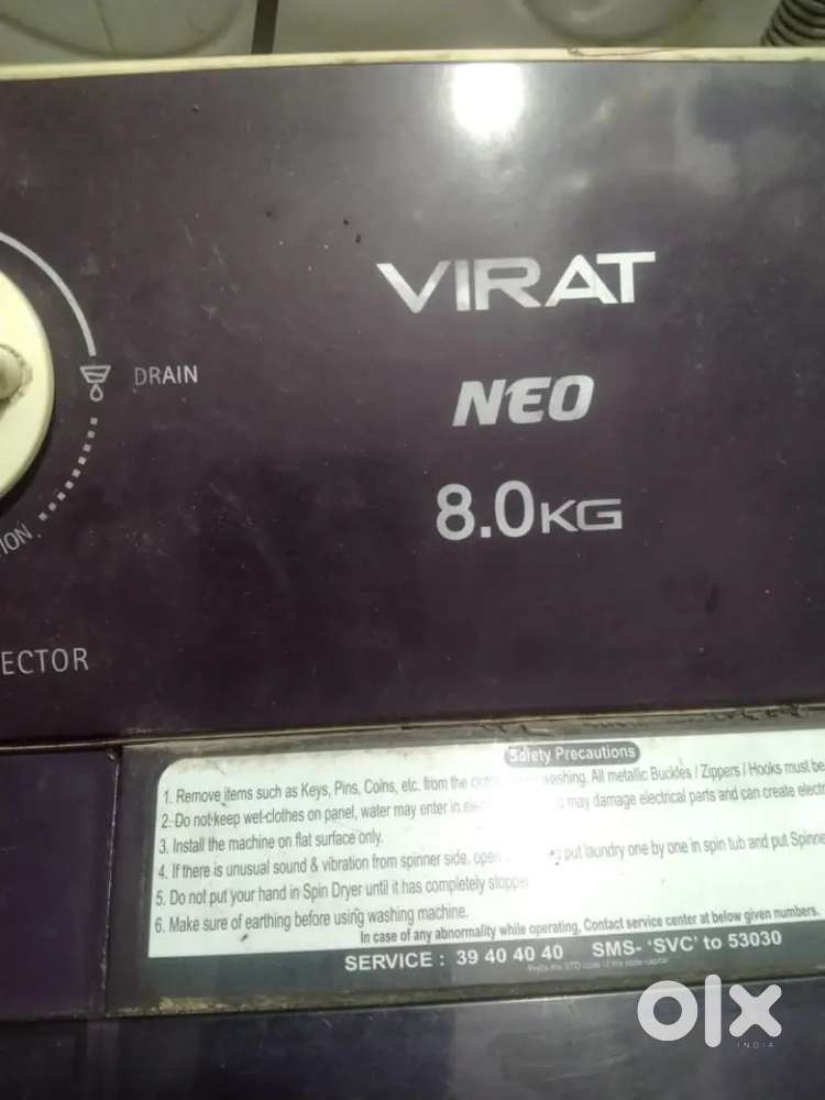 Selling washing machine