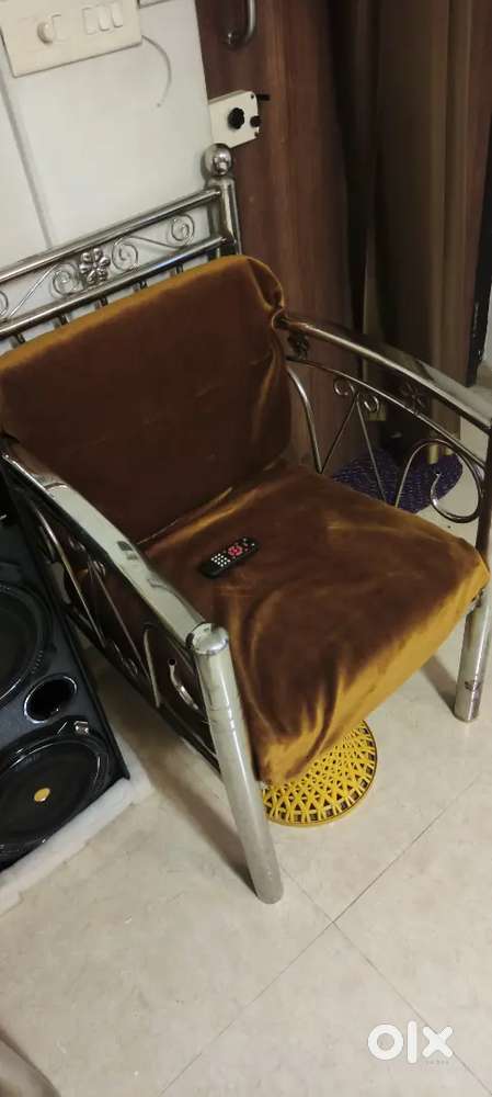 Steel chair ...and OTG  Oven silver bell