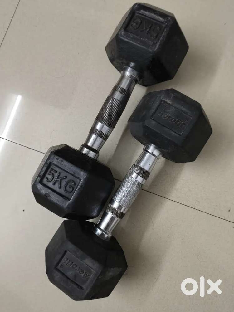 Dumbells 5 kg set of 2
