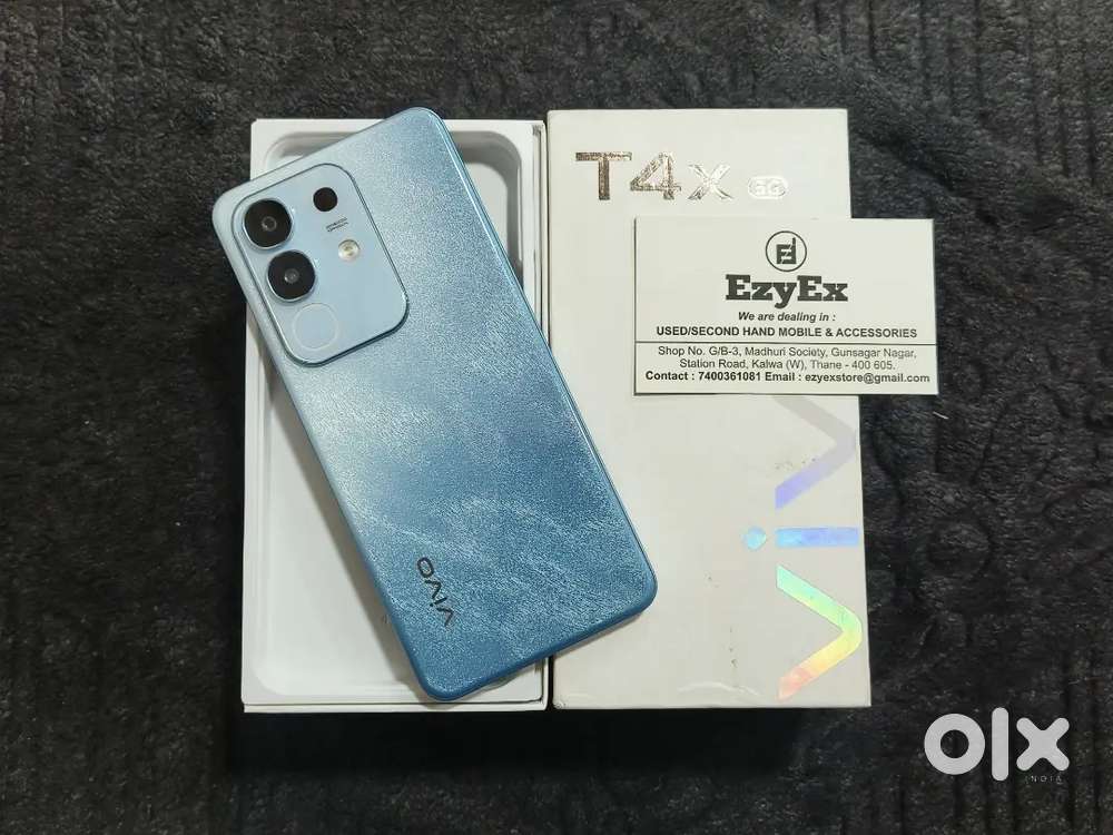 EZYEX - Vivo T4X 5G (6/128 GB) Brand New - Only 25 Days Old