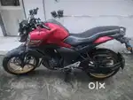 Yamaha FZS v3 FI deluxe red and black