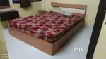 Double bed with mattress