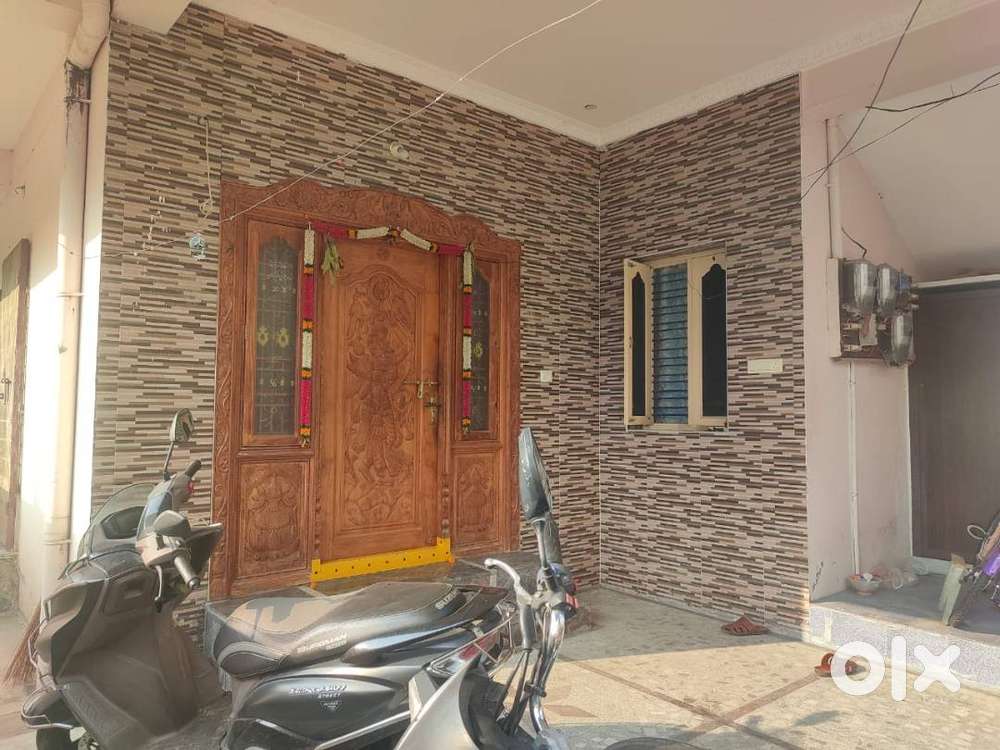 3bhk semi furnished house.