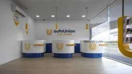Wanted male/female staffs inside car rental office  with stay