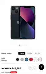 Iphone 13 with box good condition no dents