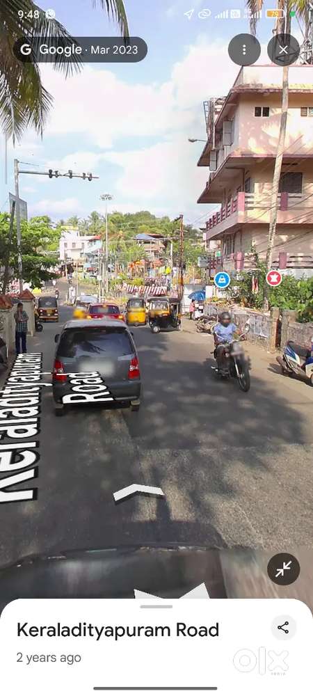Commercial plot with house near mannanthala jn