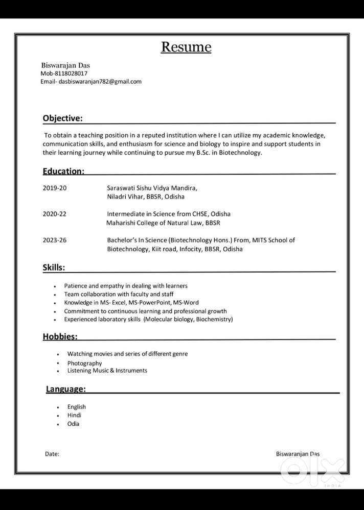 Need students for Tution