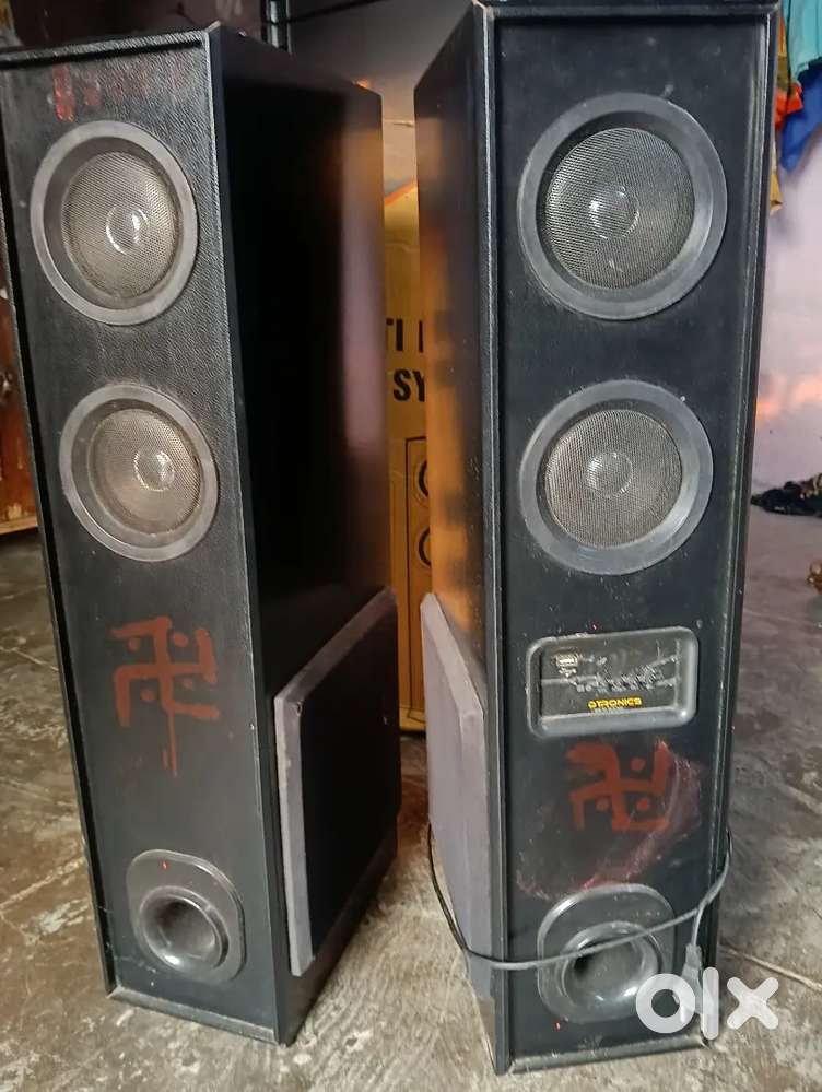 2 Tower Colom Speaker For Rent Birthday Party, Kirtan,Pooja etc.