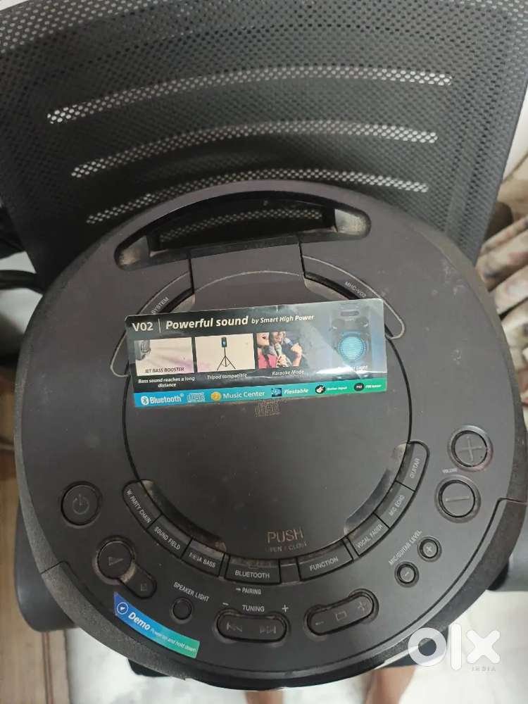 Sony MHC-V02 Home Audio Portable Party Speaker with Bluetooth