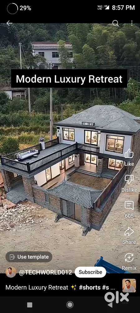 Plot for sale.