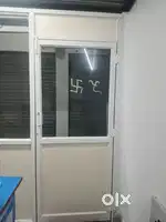 Shop aluminium partition with 60%glass for sale