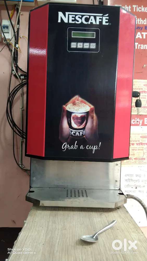 Nescafe Coffee Tea Soup or lemon tea vending machine 3 channel