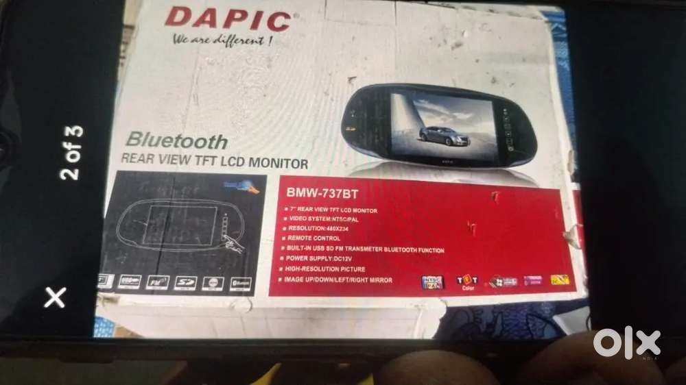 Car display usb back camera support