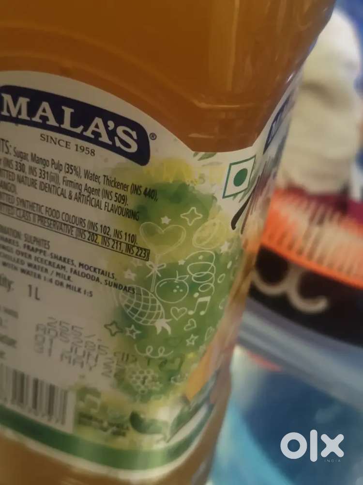 Fruit Crushes and mocktails syrups