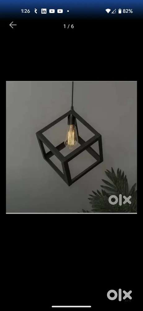 Light Square and Trinage with LED Bulbs