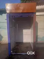 Iron box with shutter