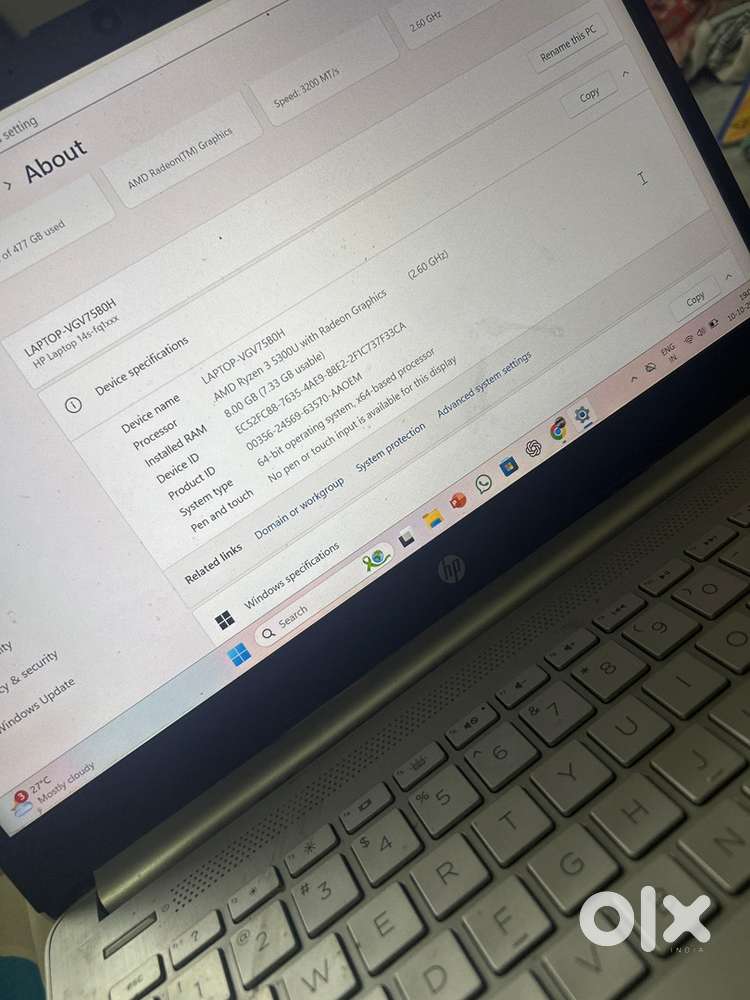 HP 14S AMD RYZEN35300U