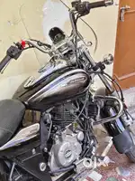 Avenger 220 with semi VIP number plate