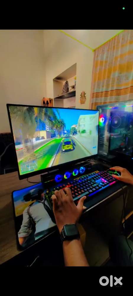 One year old , ekdum new box paking ,very low used ,gaming pc