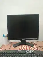 Dell company computer all working only monitor screen black dot