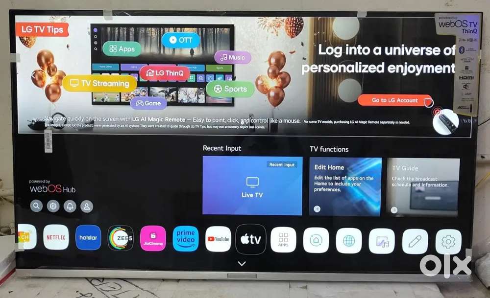 43inch smart Google tv brand new with 1 year full warranty